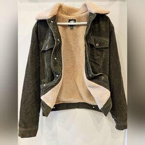 ROOTS CORDUROY FLEECE JACKET